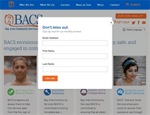 Tablet Screenshot of bayareacs.org